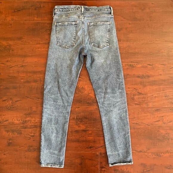 AGOLDE Denim Toni Skinny Straight Jeans Ankle Size 27 Mid Rise - Picture 6 of 12